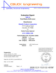 PR Instl Docs FL12256 R4 II 12256-20-297.01 Wall Louver-Fixed-On-Steel ER-ds