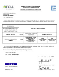 PR CERTIFICATE FL12264 R10 C CAC LC-PG35-48X36 DP-40 NEW1