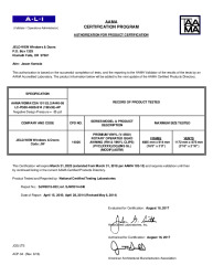 PR CERTIFICATE FL12264 R8 C CAC XXXX LC-PG50 192X36 DP-55 NEW