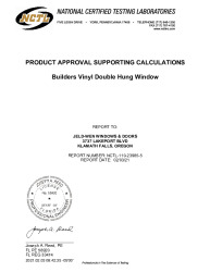 PR TECH DOCS FL12290 R15 AE 23985-5 JELD WEN BUILDERS VINYL DH  FBC