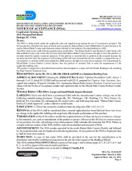 PR Instl Docs FL12316 R9 II NOA 21031809 - Series DU NCA DR DD DDAR DMUA Aluminum Rooftop