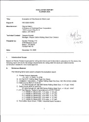 PR TECH DOCS FL12354 R3 AE EVALUATION REPORT WD-2009-002R3-SIGNED