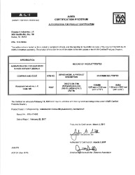 PR CERTIFICATE FL12398 R6 C CAC 200-275 SH FIN 4X7 30 DP 16747