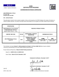 PR CERTIFICATE FL12426 R9 C CAC XXXX LC-PG35-144X72 DP-40 NEW
