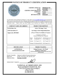 PR CERTIFICATE FL12463 R14 C CAC NI009869.01-R6