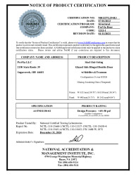 PR CERTIFICATE FL12463 R16 C CAC NI011572.29-R3