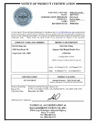 PR CERTIFICATE FL12463 R9 C CAC NI011572.13-R1