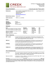 PR INSTL DOCS FL12512 R5 II APT15001.2 2017 FBC UNDERLAYMENTS ESR FINAL
