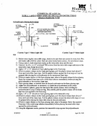 PR Instl Docs FL12537 R5 II CURRIES 70 psf Vision Light Kit Intallation Instructions