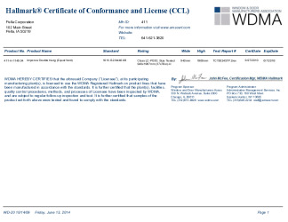 PR CERTIFICATE FL12600 R7 C CAC 411-H-1149.4