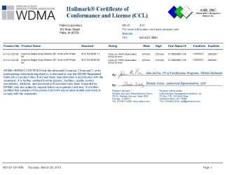 PR CERTIFICATE FL12602 R8 C CAC FL12602.10