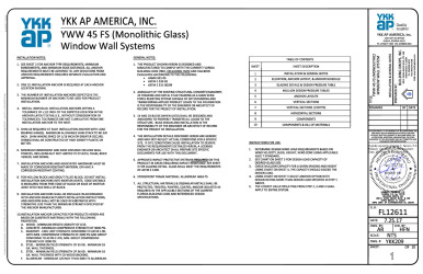 PR INSTL DOCS FL12611 R3 II YKK209 SS 2017-08-17