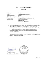 PR TECH DOCS FL12671 R5 AE EVALUATION REPORT(REV)