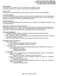PR Instl Docs FL12942 R7 II FPA 12942 K605MD PE Eval Report 2021-8-18