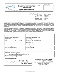 PR CERTIFICATE FL13010 R8 C CAC CAR 138-250