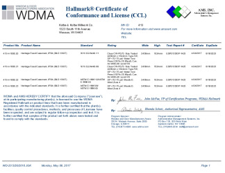 PR CERTIFICATE FL13091 R6 C CAC CCL 13037