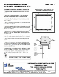 PR INSTL DOCS FL13187 R3 II VLFIG-HRC-F INSTALLATION