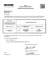 PR CERTIFICATE FL13195 R4 C CAC 200-275 PW FIN 4060 16354