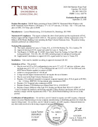 PR TECH DOCS FL13288 R4 AE EVALREPORTLH-102