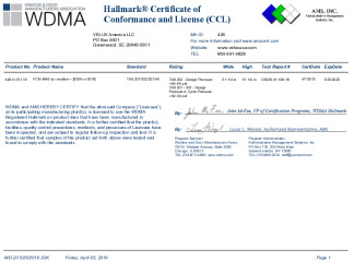 PR CERTIFICATE FL13303 R7 C CAC FCM - 426-H-701.19