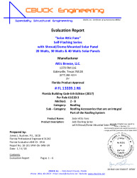 PR Instl Docs FL13339 R6 II 1-7 Attic Breeze-SPAF Panel Direct to Flush Mount Unit EvalReport