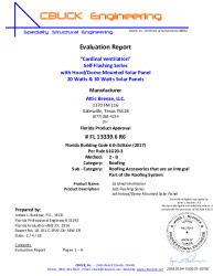 PR Instl Docs FL13339 R8 II 6-7 AB-Cardinal SPAF Panel Direct to Flush Mount Unit EvalReport
