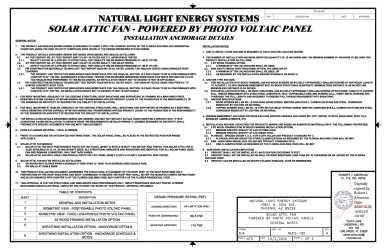 PR Instl Docs FL13509 R7 II NLES-100 RevA SolarAtticFan ss