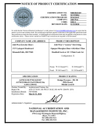PR CERTIFICATE FL13558 R10 C CAC NI005845-R9