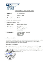 PR TECH DOCS FL13591 R4 AE EVALUATIONREPORTSS