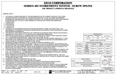 PR Instl Docs FL13599 R3 II EFCO-015 REV0 SERIES402 SCREW SPLINE ss