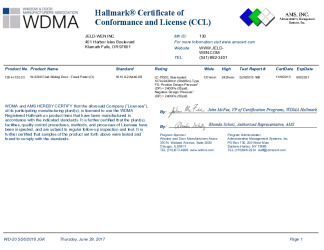 PR CERTIFICATE FL13700 R7 C CAC 130-H-725.03