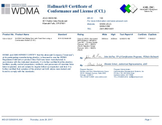 PR CERTIFICATE FL13700 R7 C CAC 130-H-726.07