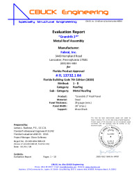 PR Instl Docs FL13732 R4 II 1 Grandrib3 Steel OnWoodDeck EVALREPORT