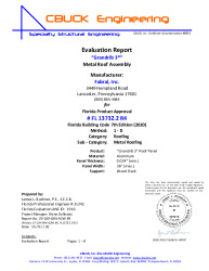 PR Instl Docs FL13732 R4 II 2 Grandrib3 Alum OnWoodDeck EVALREPORT