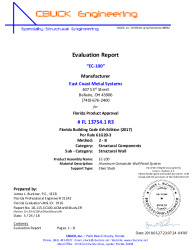 PR Instl Docs FL13754 R3 II 1 EC-100 ER6 ACM Wall System on Steel Studs