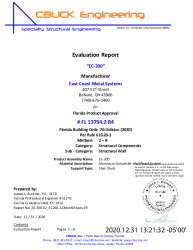 PR INSTL DOCS FL13754 R4 II 20-303.02 EC-200 ACM WALL SYSTEM ON STEEL STUDS ER-DS