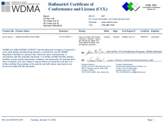 PR CERTIFICATE FL13775 R7 C CAC 407-H-1032.21