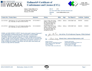 PR CERTIFICATE FL13785 R4 C CAC CCL 13104