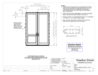PR Instl Docs FL13947 R7 II 1507 Inswing French Door (clip) - NEW - 85-7382-06