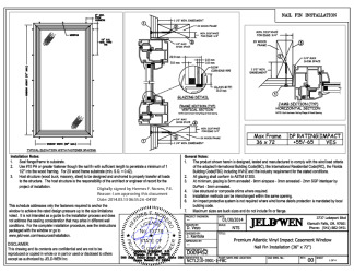 PR Instl Docs FL13999 R9 II DP55-65 36x72 LMI Installation Instructions