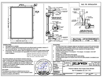 PR Instl Docs FL14088 R8 II DP65-65 52.125 x 75 LMI Installation Instructions