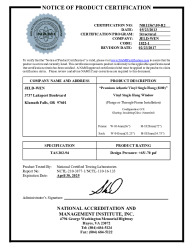 PR CERTIFICATE FL14095 R11 C CAC NI011567.09-R2