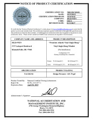 PR CERTIFICATE FL14095 R9 C CAC NI011567 08-R1