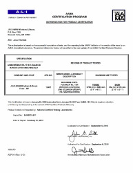 PR CERTIFICATE FL14104 R15 C CAC XOX R-PG50-109X74