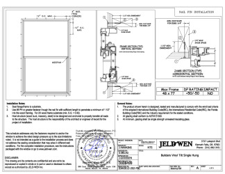 PR Instl Docs FL14104 R17 II Bldr Vinyl Tilt SH FBC Installs 48x77 SS 2017-06-13