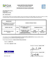 PR CERTIFICATE FL14104 R23 C CAC XX R-PG50-84X57 NEW