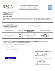 PR CERTIFICATE FL14108 R13 C CAC R-PG50-72X72 FIN AND FINLESS NEW