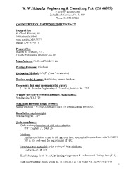 PR TECH DOCS FL14205 R3 AE EVALUATION REPORT WWS-177