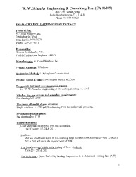 PR TECH DOCS FL14205 R7 AE EVALUATION REPORT WWS-177