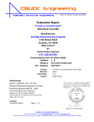 PR TECH DOCS FL14210 R5 AE 8 SDECK OR CURVEDSDECK STEELPURLINS EVALREPORT
